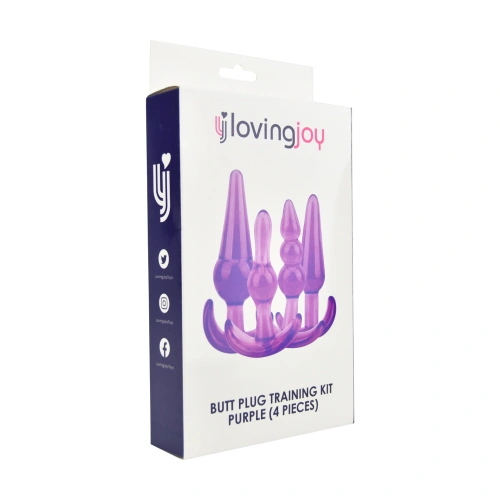 Dilyana- Set of 4 pcs. anal dilators Loving Joy Training Kit purple [9]