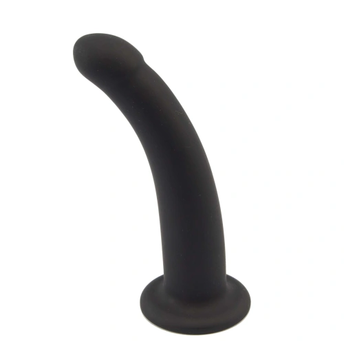 Loving Joy Curved 5'' Silicone Anal Dildo [1]