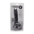 Dilyana - Loving Joy 8" Realistic Silicone Testicle Dildo Black [6]