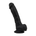 Dilyana - Loving Joy 8" Realistic Silicone Testicle Dildo Black