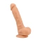 Dilyana - Loving Joy 8" Flesh Realistic Silicone Testicle Dildo
