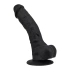 Dilyana - Loving Joy 9" Realistic Silicone Testicle Dildo Black
