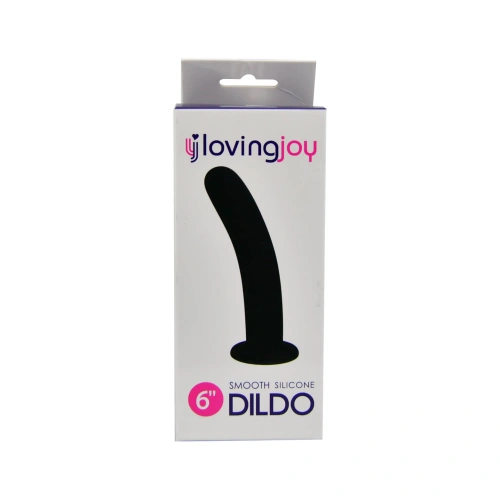 Loving Joy 6" Vacuum Base Silicone Dildo [1]