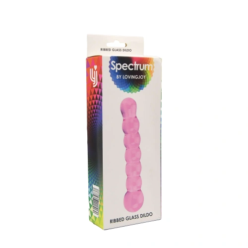 ​Embossed Curved Glass Spectrum Pink Stimulator [6]