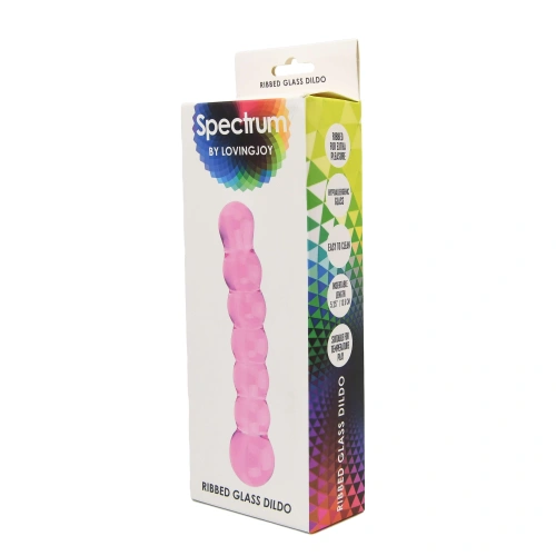 ​Embossed Curved Glass Spectrum Pink Stimulator [7]