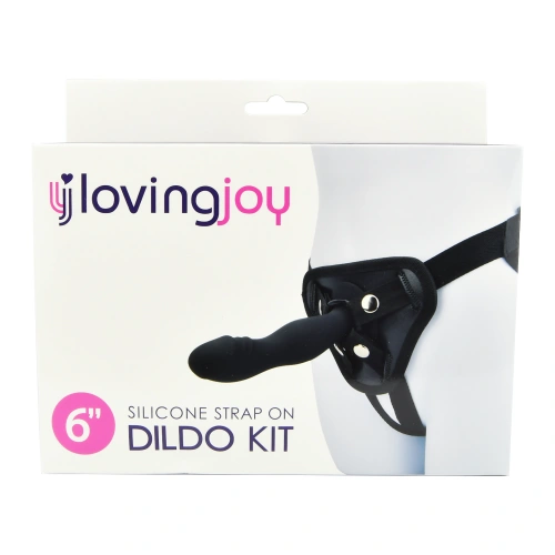 **Dilyana- Strap-on belt with silicone dildo Dildo Kit 6" [2]
