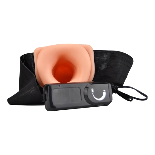 Loving Joy 8" Hole Vibrating Strapon Belt [1]