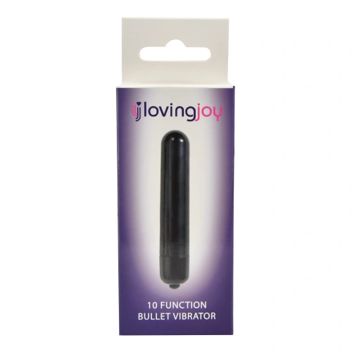 Bullet vibrator with 10 functions Loving Joy black [5]
