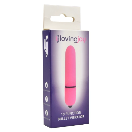 Bullet vibrator with 10 functions Loving Joy pink [5]