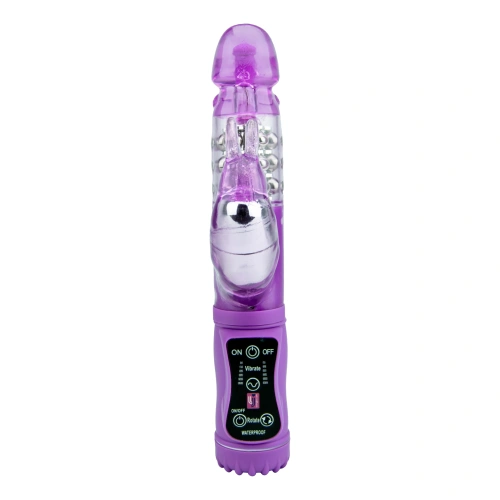 Jessica Rabbit Plus Rotating Pearl Vibrator Purple [1]