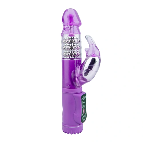 Jessica Rabbit Plus Rotating Pearl Vibrator Purple [2]