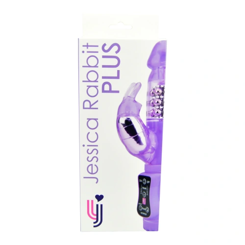 Jessica Rabbit Plus Rotating Pearl Vibrator Purple [6]