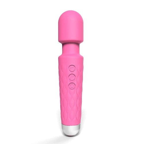 Color-Zhu - Rechargeable Silicone Wand Massager Loving Joy pink