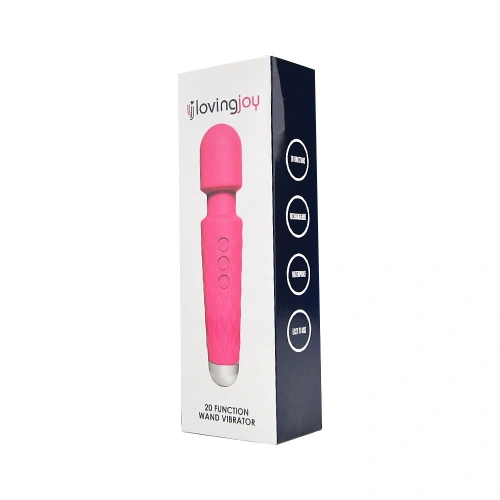 Color-Zhu - Rechargeable Silicone Wand Massager Loving Joy pink [6]