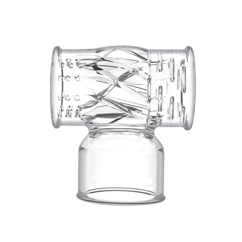 Tip for Wand massagers Power Head Male transparent
