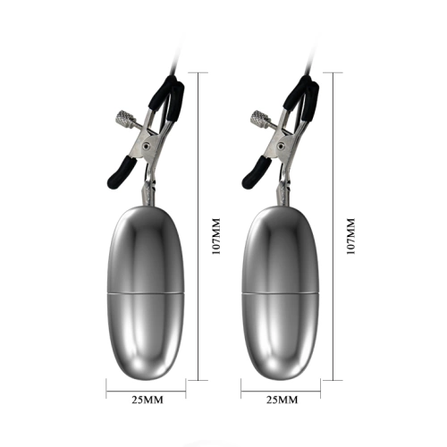 Flirt Vibrating Nipple Clips [3]