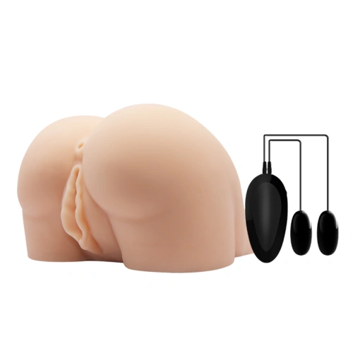 Crazy Bull Cyber ​​Leather Vibrating Vagina and Ass Masturbator [1]