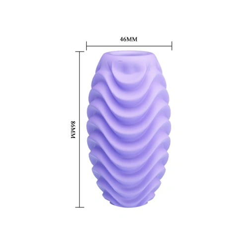 Double-sided masturbator with a Romantic Double Sided Egg relief [5]