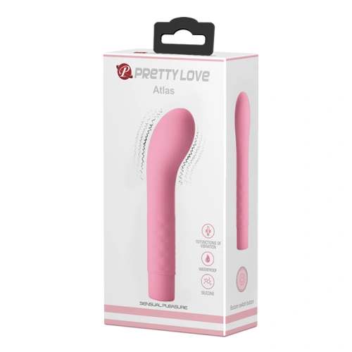 G-spot silicone vibrator Atlas pink [8]