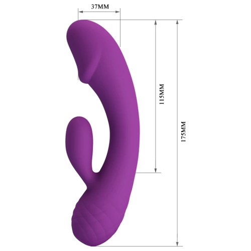 Doreen Soft Silicone Rechargeable Rabbit Vibrator [9]