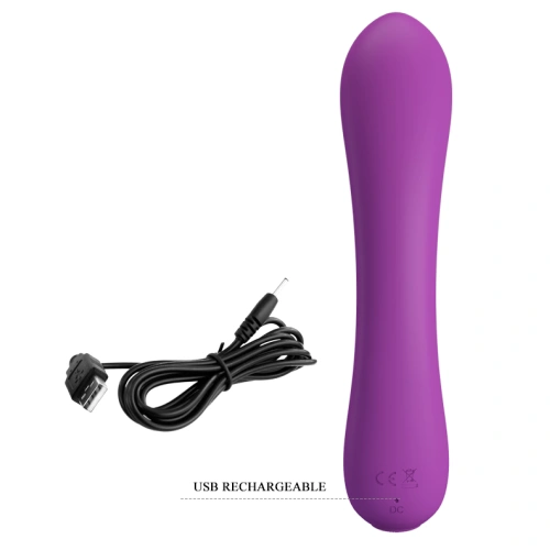 Pretty Love Elsa Rechargeable Soft Silicone G-spot Vibrator [7]