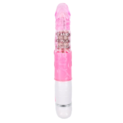 Fascination pearl rabbit vibrator with rotating end [2]