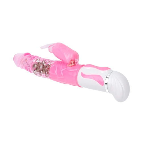Fascination pearl rabbit vibrator with rotating end [5]