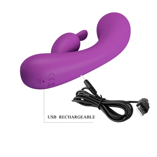 Grace Rechargeable Soft Silicone Rabbit Vibrator [8]