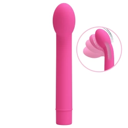Silicone G-spot vibrator Logan pink