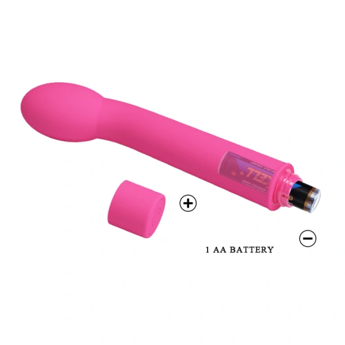 Silicone G-spot vibrator Logan pink [9]