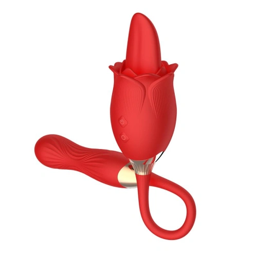 Rechargeable 2 in 1 Silicone Stimulator - Vibro Egg with Swing Function and Clitoris Stimulator Martinella Tongue [4]