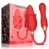 Rechargeable 2 in 1 Silicone Stimulator - Vibro Egg with Swing Function and Clitoris Stimulator Martinella Tongue [7]