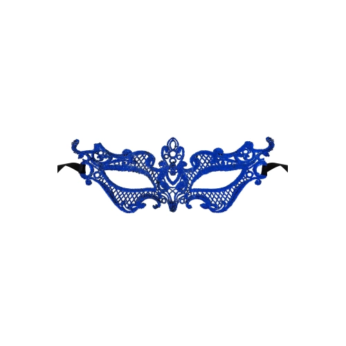 Nina - Eclipse Celeste Blue Lace Eye Mask