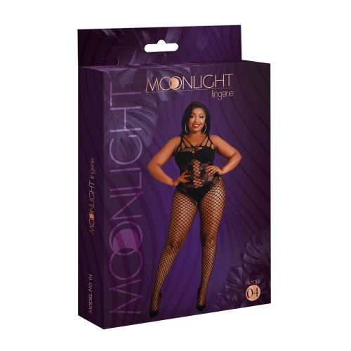 Moonlight Model 04 Open Bottom Mesh Bodysuit [5]