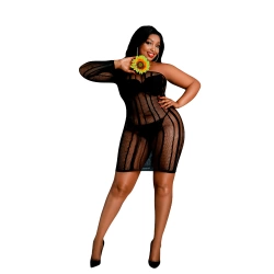 Erotic mesh dress Moonlight M05 Queen Size