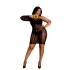 Erotic mesh dress Moonlight M05 Queen Size Erotic mesh dress Moonlight M05 Queen Size