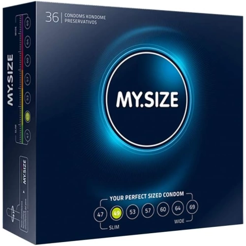 36 pcs. Condoms My Size Pro 49 mm.