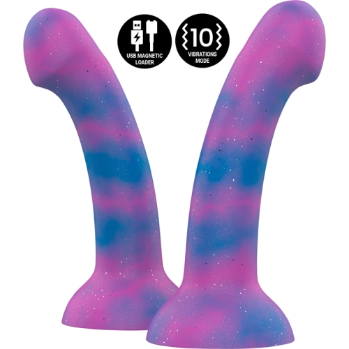Nina - Dion Galactic Brocade Silicone Vibrating Dildo Size M [1]