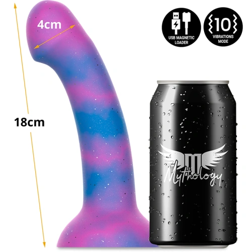 Nina - Dion Galactic Brocade Silicone Vibrating Dildo Size M [2]