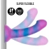 Nina - Dion Galactic Brocade Silicone Vibrating Dildo Size M [5]