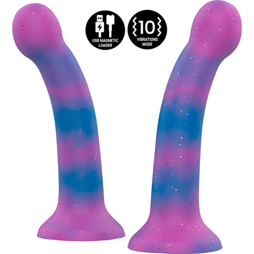 Nina - Dion Galactic Small Vibrating Silicone Dildo with Brocade [1]