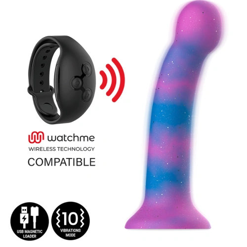 Nina - Dion Galactic Small Vibrating Silicone Dildo with Brocade [6]