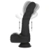 Thrusting realistic dildo with rotation and remote control Naked Addiction black [1]