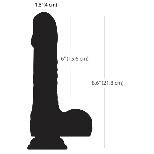 Thrusting realistic dildo with rotation and remote control Naked Addiction black [6]