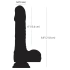 Thrusting realistic dildo with rotation and remote control Naked Addiction black [6]