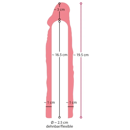 Large penis extender and thickener from cyber skin Nature Skin [9]