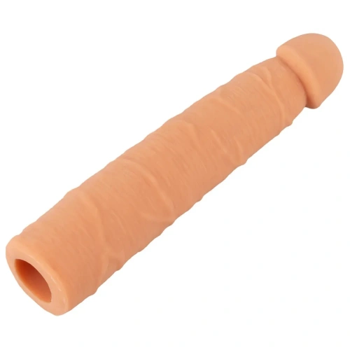Nina - Large realistic penis extender Nature Skin +7 cm. [3]