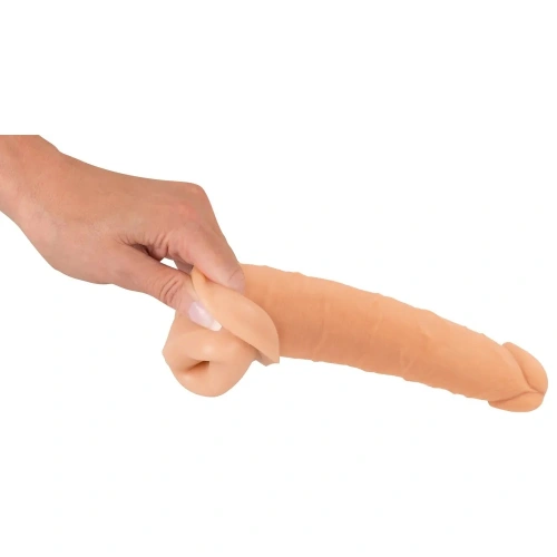 Nina - Large realistic penis extender Nature Skin +7 cm. [7]