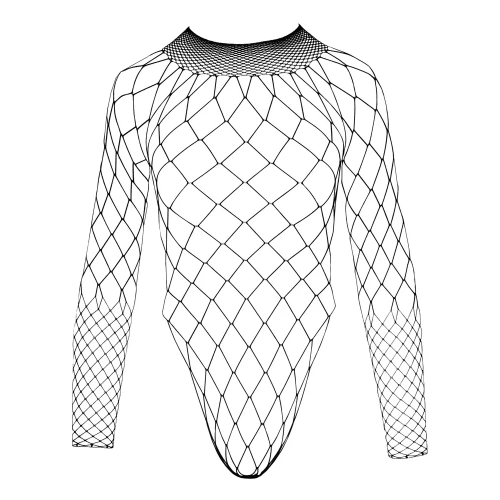 Erotic fishnet bodysuit No Xqse Black