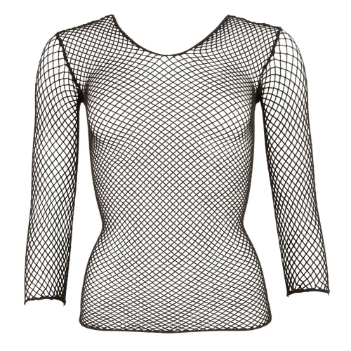 Erotic fishnet blouse No Xqse Fishnet Shirt [2]
